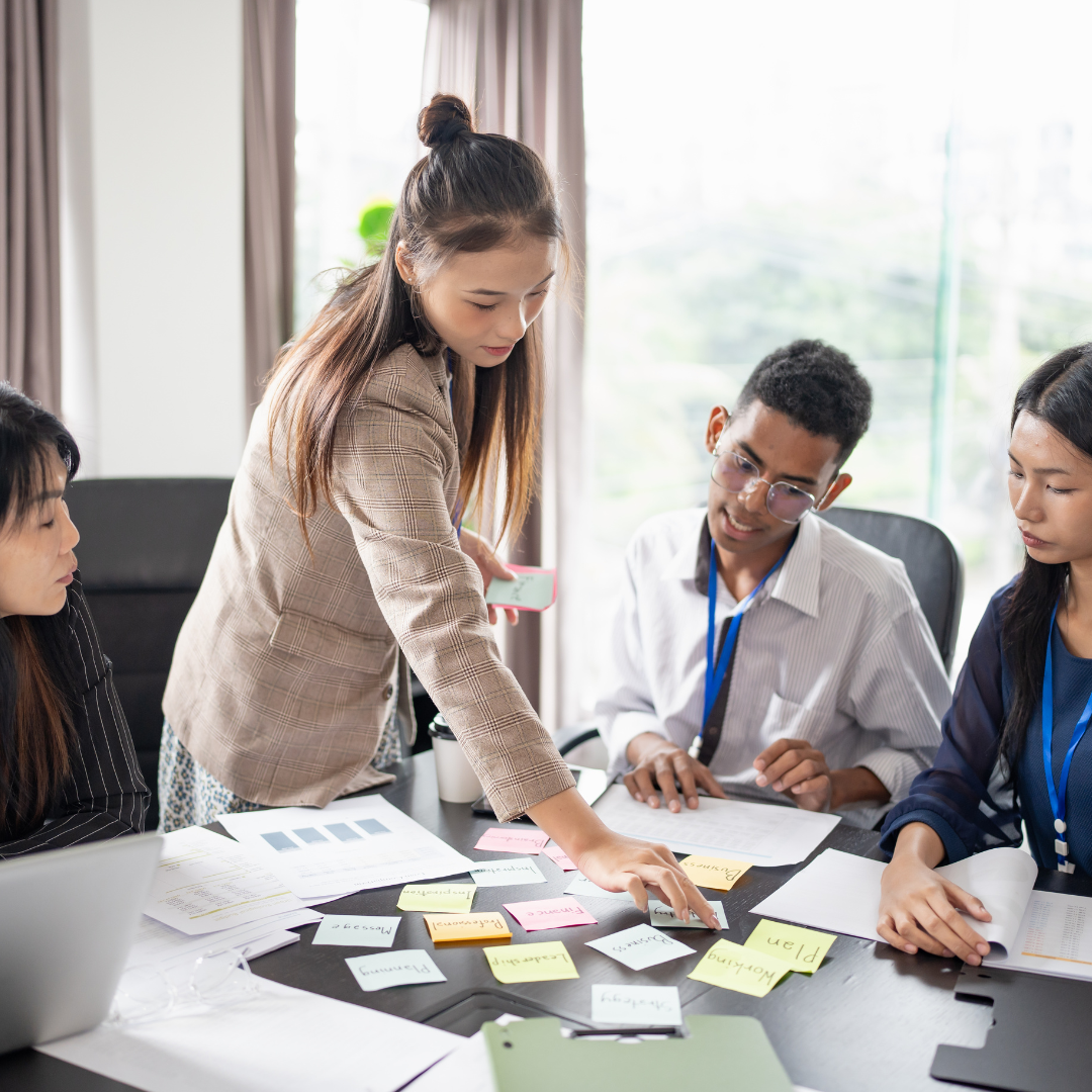 Team identifying challenges